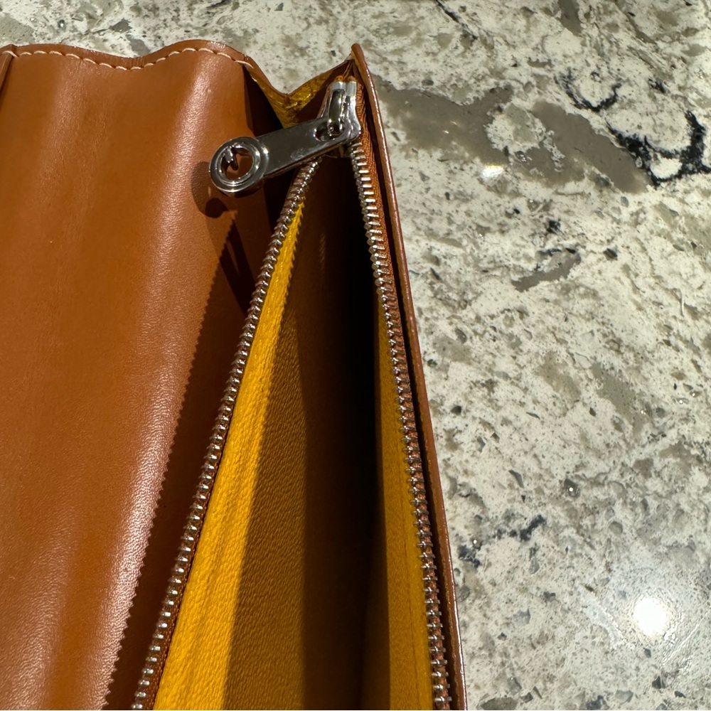 GOYARD Goyardine Richelieu Wallet Black and Brown Long Wallet - Picture 4 of 6